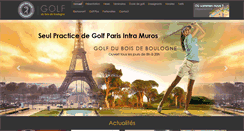 Desktop Screenshot of golfduboisdeboulogne.fr